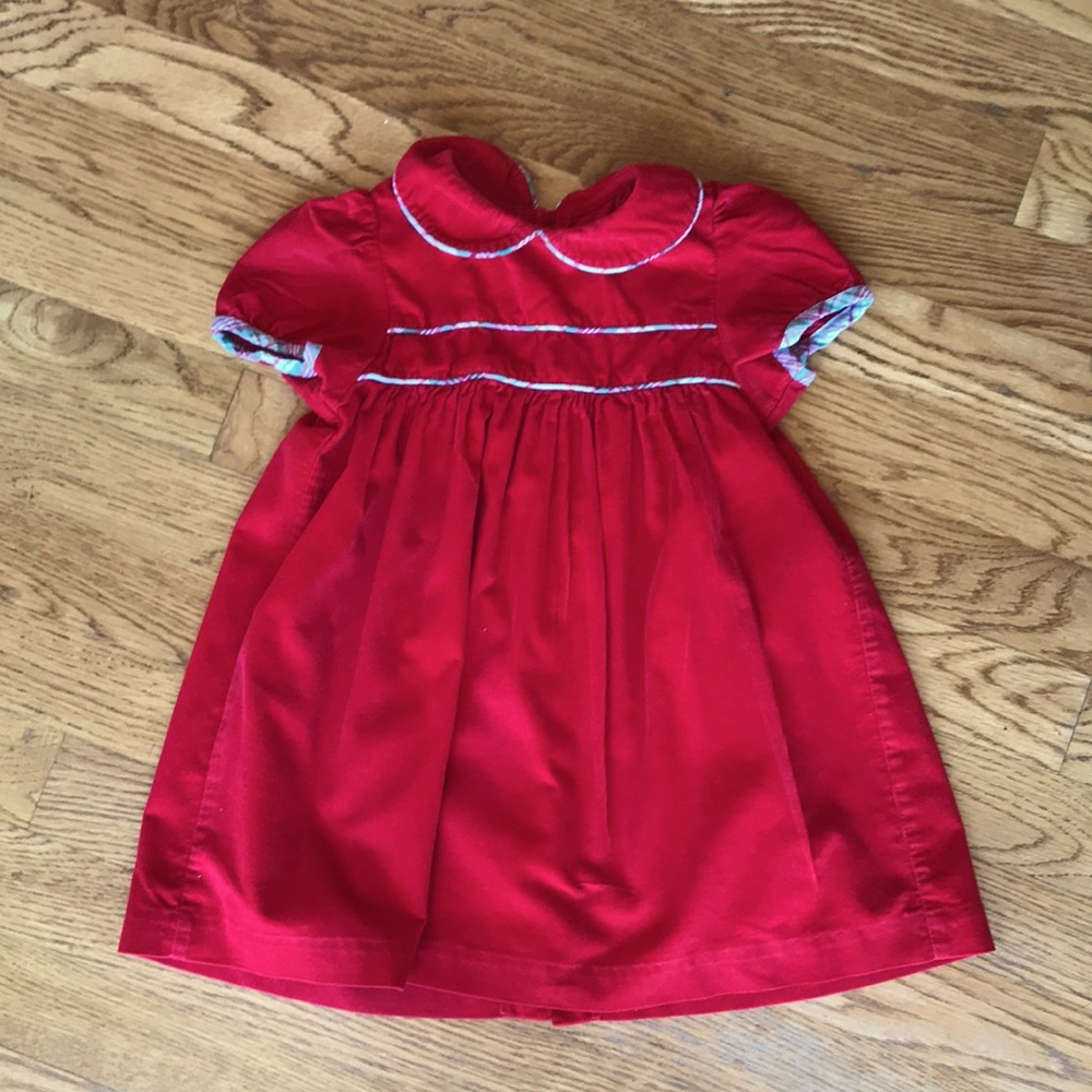 VGUC Red Corduroy Bella Bliss Dress Size 2